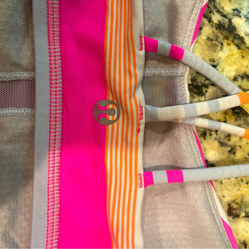 Lululemon multi-colored bra 4-6